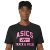 ASICS UNISEX TRACK AND FIELD GRAFISK T-SHIRT ASICS UNISEX TRACK AND FIELD GRAFISK T-SHIRT