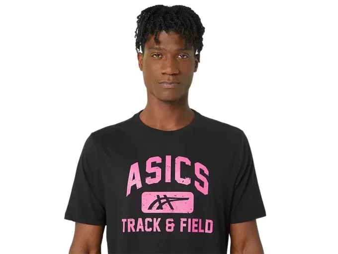 ASICS UNISEX TRACK AND FIELD GRAFISK T-SHIRT ASICS UNISEX TRACK AND FIELD GRAFISK T-SHIRT