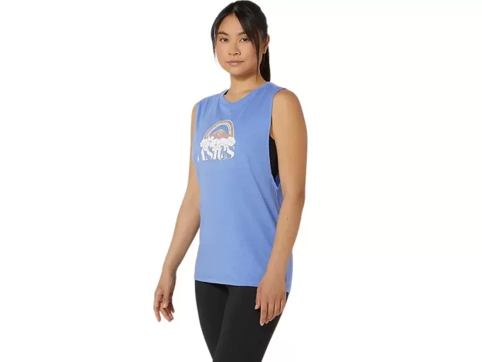 ASICS YOUR ADVENTURE MUSCLE T-SHIRT TIL DAMER ASICS YOUR ADVENTURE MUSCLE T-SHIRT TIL DAMER