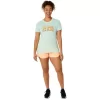 DAME ASICS BALANCERED KORTÆRMET T-SHIRT DAME ASICS BALANCERED KORTÆRMET T-SHIRT