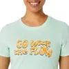 DAME ASICS BALANCERED KORTÆRMET T-SHIRT DAME ASICS BALANCERED KORTÆRMET T-SHIRT