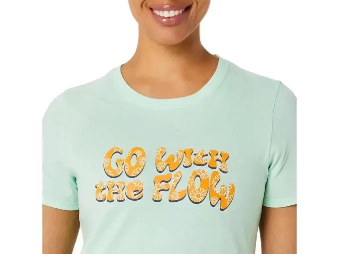 DAME ASICS BALANCERED KORTÆRMET T-SHIRT DAME ASICS BALANCERED KORTÆRMET T-SHIRT