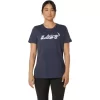 DAME ASICS BLOMSTER-SLOGAN KORTÆRMET T-SHIRT DAME ASICS BLOMSTER-SLOGAN KORTÆRMET T-SHIRT