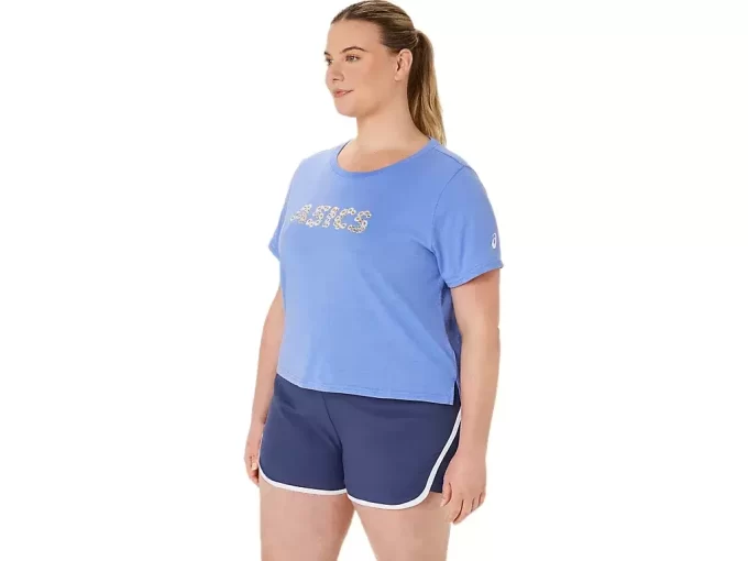 DAME ASICS DAISY CROP KORTÆRMET TOP DAME ASICS DAISY CROP KORTÆRMET TOP
