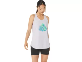 DAME ASICS DEN NYE STRONG PALMS RACERBACK