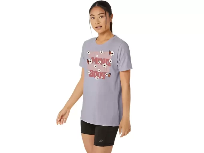 DAME ASICS MONARCH SLOGAN CREW