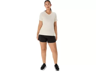 DAME ASICS NATURE V-HALS KORTÆRMET T-SHIRT