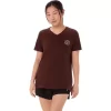 DAME ASICS NATURE V-HALS KORTÆRMET T-SHIRT DAME ASICS NATURE V-HALS KORTÆRMET T-SHIRT