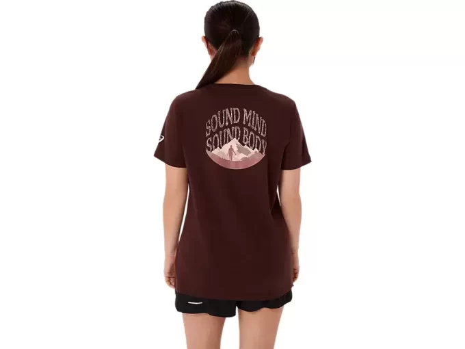 DAME ASICS NATURE V-HALS KORTÆRMET T-SHIRT DAME ASICS NATURE V-HALS KORTÆRMET T-SHIRT