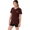 DAME ASICS NATURE V-HALS KORTÆRMET T-SHIRT DAME ASICS NATURE V-HALS KORTÆRMET T-SHIRT