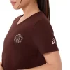 DAME ASICS NATURE V-HALS KORTÆRMET T-SHIRT DAME ASICS NATURE V-HALS KORTÆRMET T-SHIRT