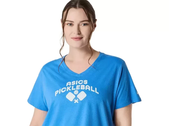DAME ASICS PICKLEBALL KORTÆRMET T-SHIRT