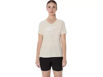 DAME ASICS STRIPER V-HALS