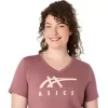 DAME ASICS STRIPER V-HALS