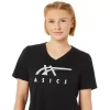 DAME ASICS STRIPER V-HALS