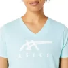 DAME ASICS STRIPER V-HALS
