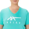 DAME ASICS STRIPER V-HALS