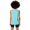DAME ASICS SUN IN THE SKY SLOGAN MUSCLE T-SHIRT