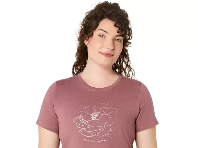DAME PÆONER T-SHIRT DAME PÆONER T-SHIRT