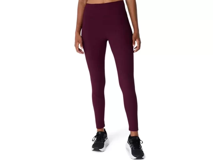 DAME RIBBEDE HØJTALJEDE 7/8 TIGHT