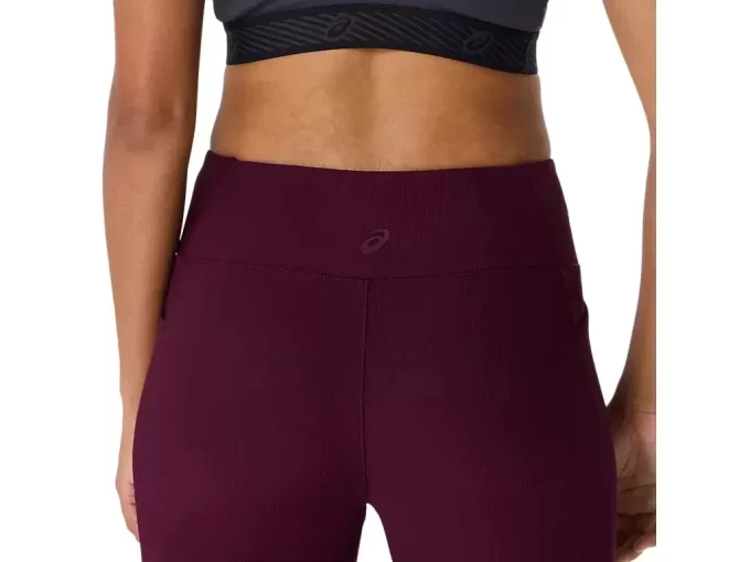 DAME RIBBEDE HØJTALJEDE 7/8 TIGHT
