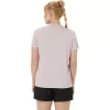 DAME-T-SHIRT MED GRAFISK BANETENNIS