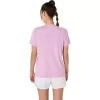 DAME-T-SHIRT MED GRAFISK BANETENNIS DAME-T-SHIRT MED GRAFISK BANETENNIS
