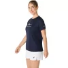 DAME-T-SHIRT MED GRAFISK BANETENNIS