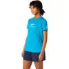 DAME-T-SHIRT MED GRAFISK BANETENNIS DAME-T-SHIRT MED GRAFISK BANETENNIS