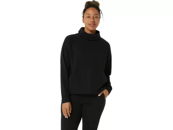 FRENCH TERRY HØJHALS TOP FRENCH TERRY HØJHALS TOP