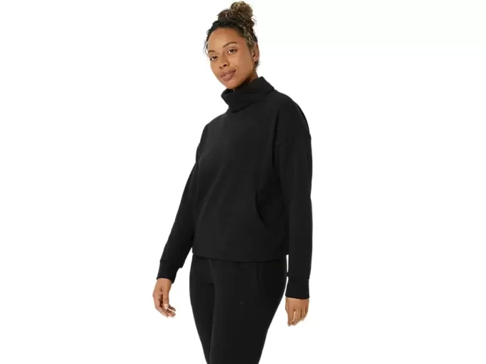 FRENCH TERRY HØJHALS TOP FRENCH TERRY HØJHALS TOP