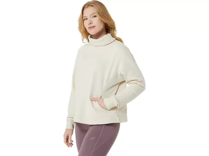 FRENCH TERRY HØJHALS TOP FRENCH TERRY HØJHALS TOP