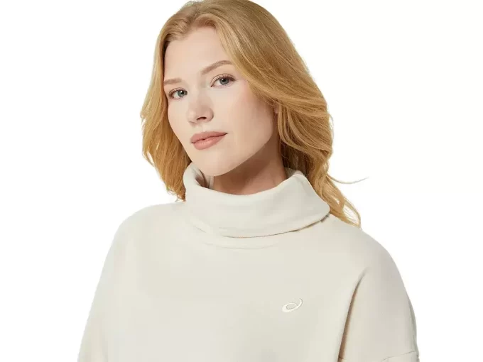 FRENCH TERRY HØJHALS TOP FRENCH TERRY HØJHALS TOP