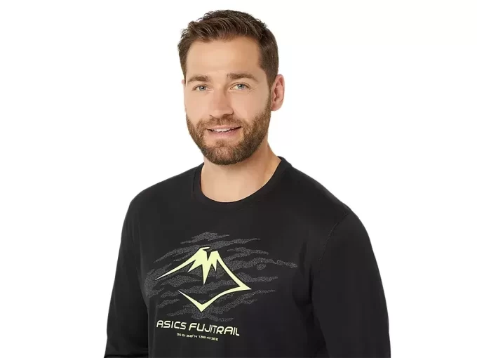 FUJITRAIL LOGO TOP MED LANGÆRMET SKJORTE