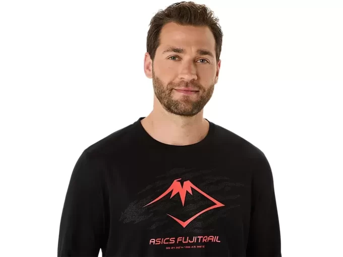 FUJITRAIL LOGO TOP MED LANGÆRMET SKJORTE