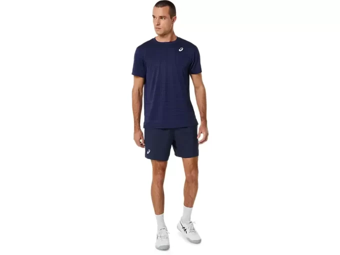 HERRE COURT STRIPE KORTÆRMET TOP HERRE COURT STRIPE KORTÆRMET TOP