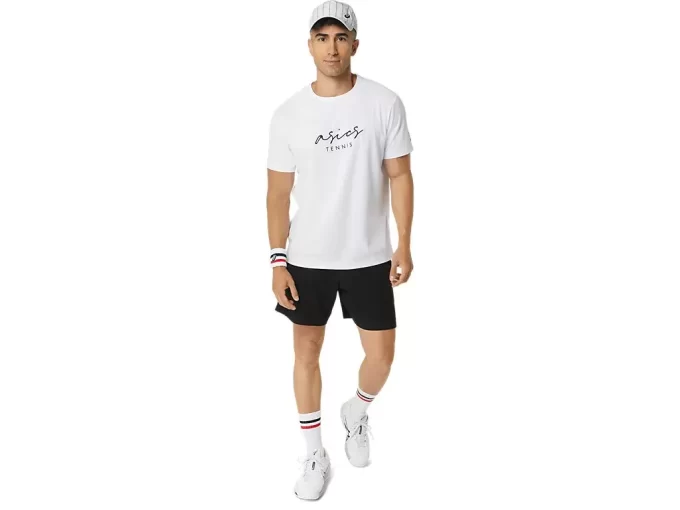 KLASSISK HERRE-T-SHIRT MED GRAFISK BLÅ KLASSISK HERRE-T-SHIRT MED GRAFISK BLÅ