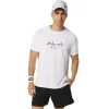 KLASSISK HERRE-T-SHIRT MED GRAFISK BLÅ KLASSISK HERRE-T-SHIRT MED GRAFISK BLÅ