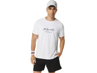 KLASSISK HERRE-T-SHIRT MED GRAFISK BLÅ