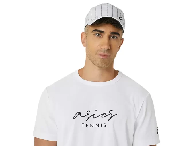 KLASSISK HERRE-T-SHIRT MED GRAFISK BLÅ KLASSISK HERRE-T-SHIRT MED GRAFISK BLÅ