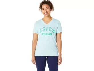 KORTE ÆRMER T-SHIRT MED V-HALS TIL DAMER, EST. 1977
