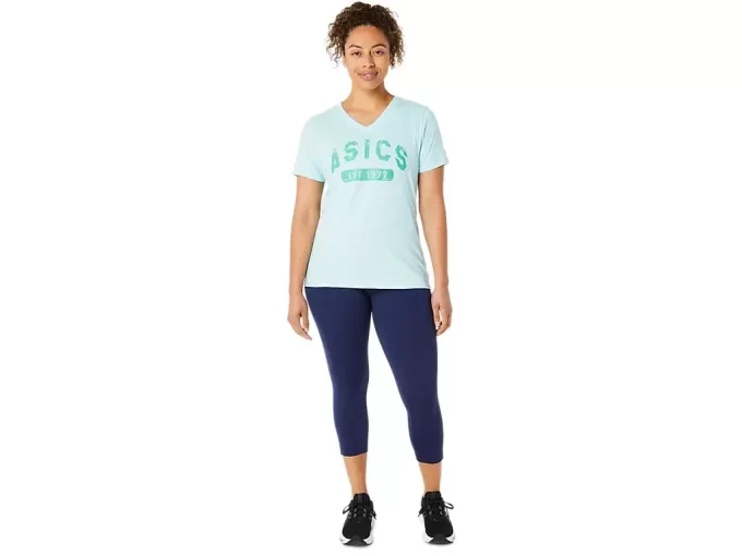 KORTE ÆRMER T-SHIRT MED V-HALS TIL DAMER, EST. 1977 KORTE ÆRMER T-SHIRT MED V-HALS TIL DAMER, EST. 1977