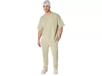 KRAFTIGT AFSLAPPET T-SHIRT MED LOMMER