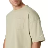 KRAFTIGT AFSLAPPET T-SHIRT MED LOMMER KRAFTIGT AFSLAPPET T-SHIRT MED LOMMER