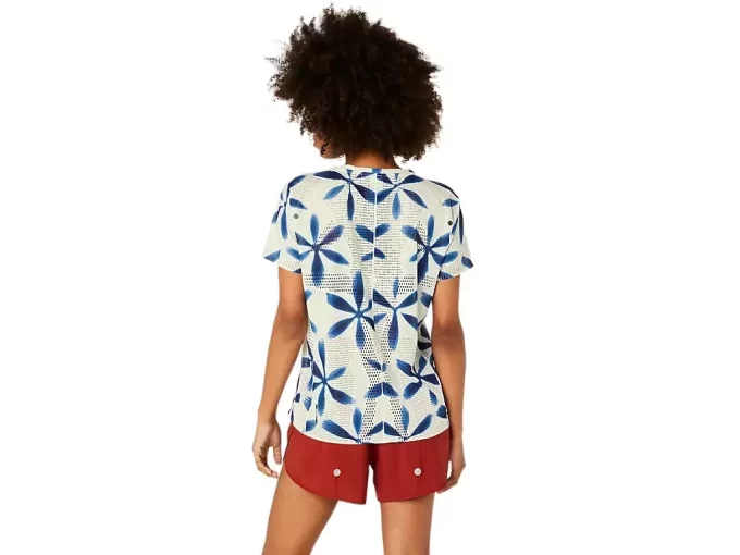 METARUN SHIBORI KORTÆRMER TOP METARUN SHIBORI KORTÆRMER TOP