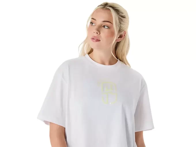 NAGINO AFSLAPPET GRAFISK T-SHIRT