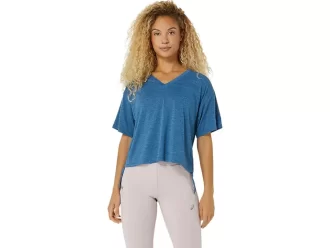 NAGINO FLEX HEATHER KORTÆRMET TOP