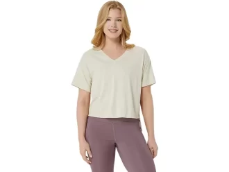 NAGINO FLEX HEATHER KORTÆRMET TOP