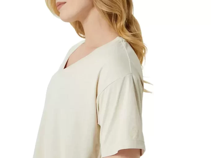 NAGINO FLEX HEATHER KORTÆRMET TOP
