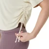 NAGINO FLEX HEATHER KORTÆRMET TOP